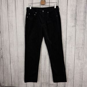 Bonobos Men's W31 x L30 Black Flat Front Cotton Casual Corduroy Pants NWT